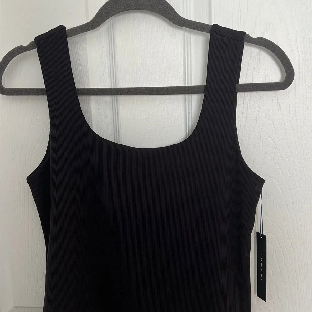 Tahari Classic Black Tank Top - NWT - Picture 2 of 5